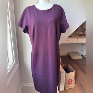 Ellen Tracy Rich Plum Dress